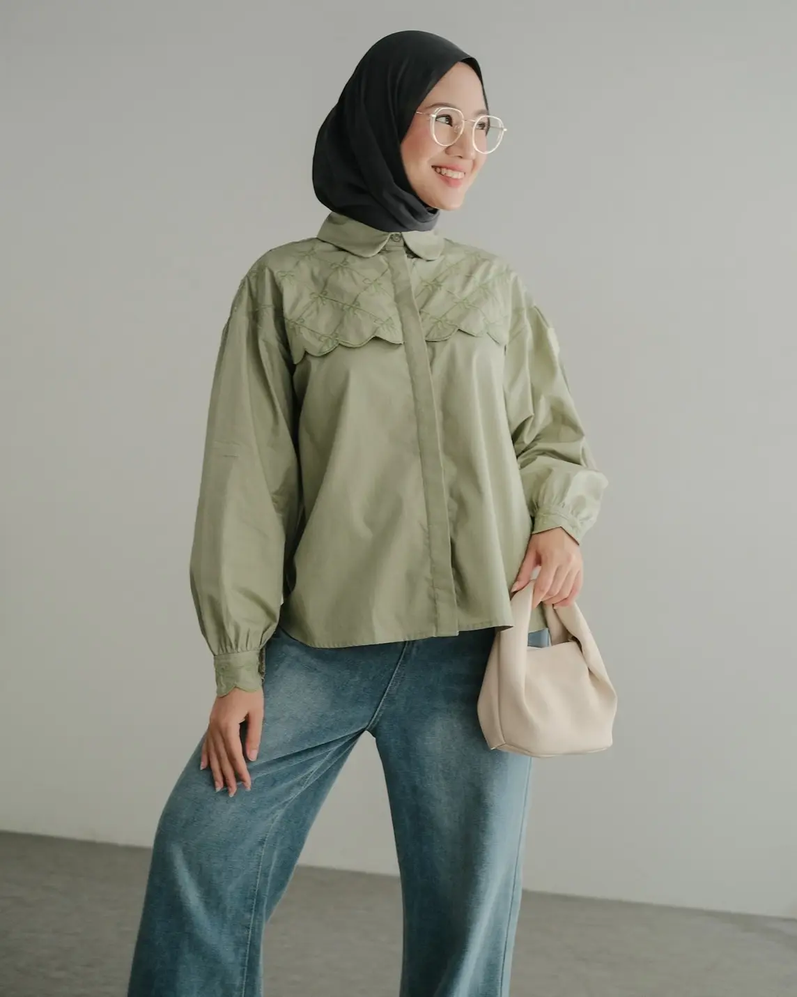 Ayara Shirt Kode 1381 Sage - Image 2