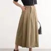 Batsya Skirt Kode 3073 Khaki - Image 2