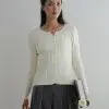 Biruni Cardigan Kode 287C Ivory