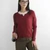 Biruni Cardigan Kode 287C Maroon - Image 2