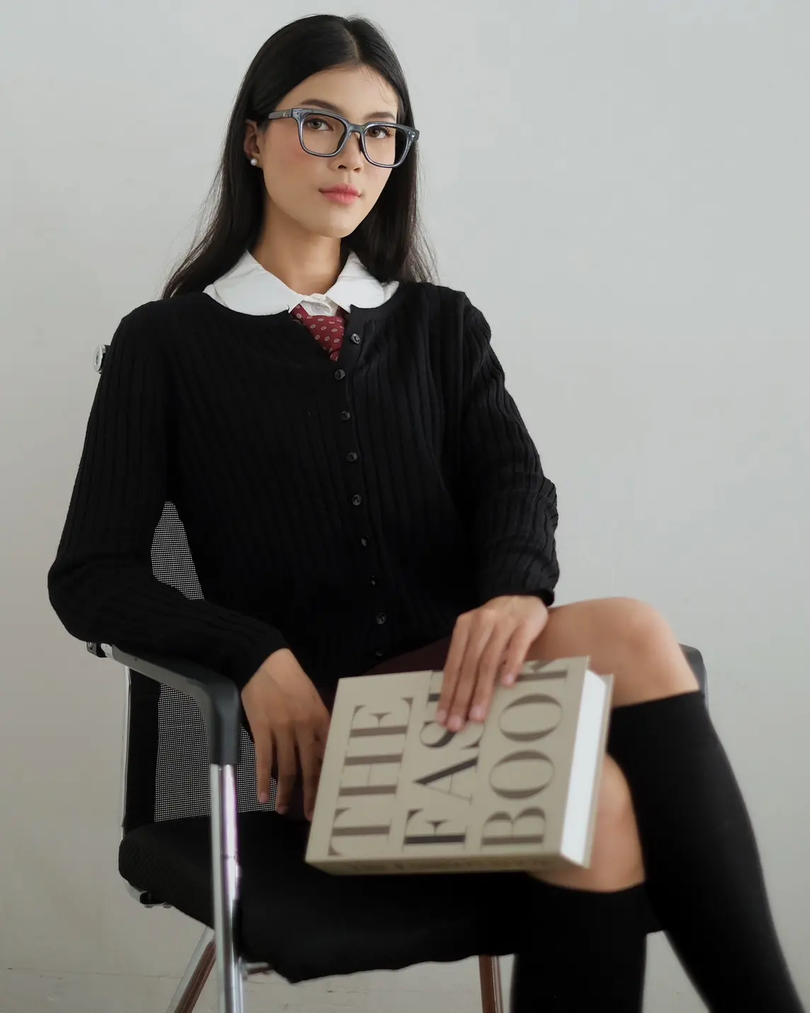 Biruni Cardigan Kode 287C Black
