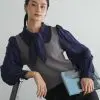 Brigita Shirt Kode 273C/8578 Dark Grey - Image 3