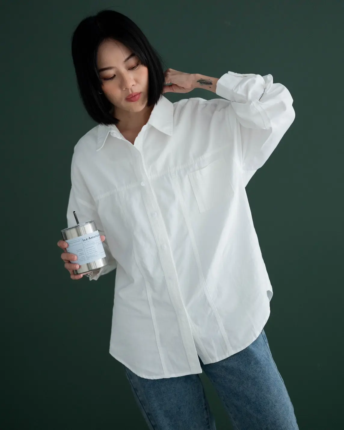 Brisha Shirt Kode 284C Broken White