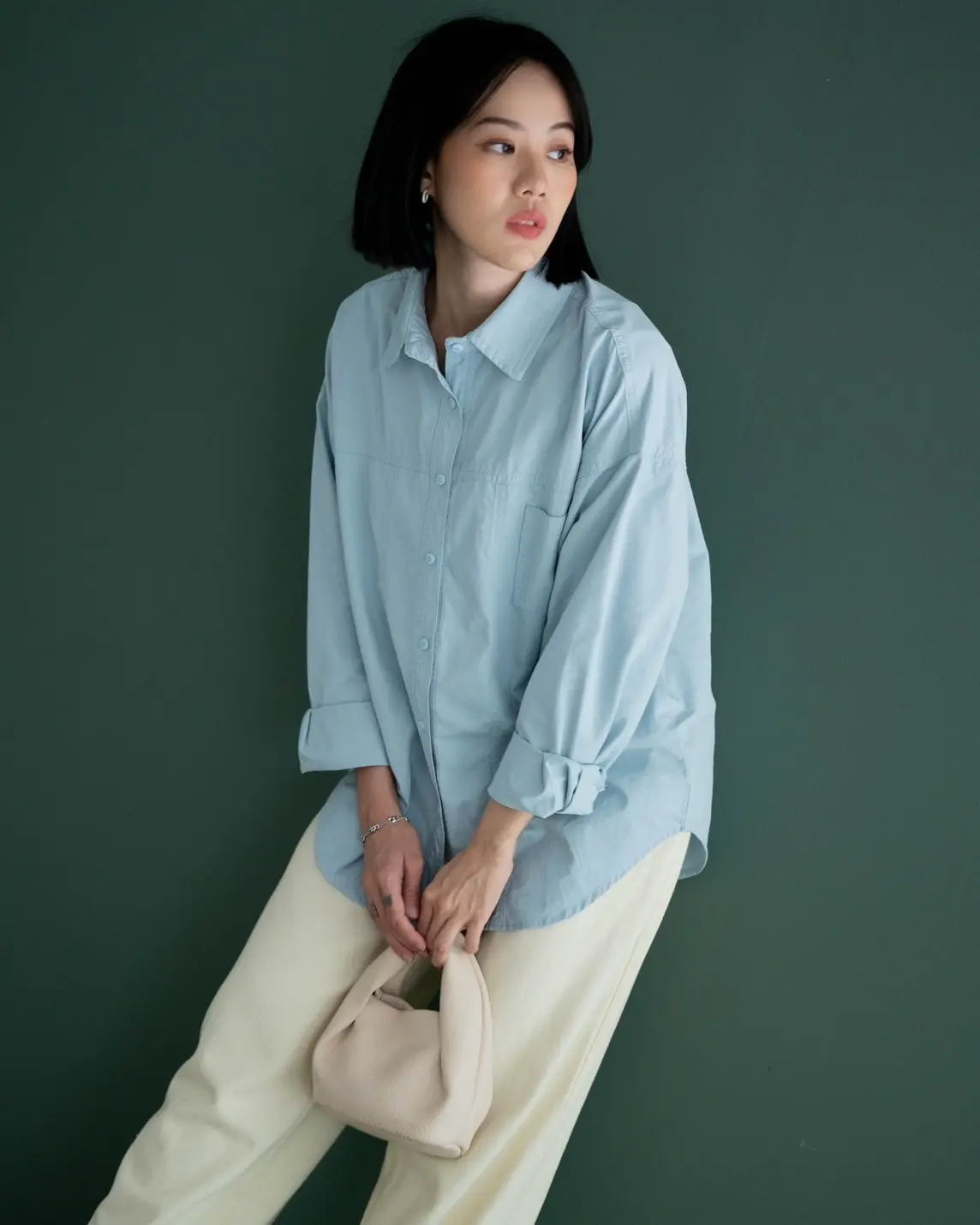 Brisha Shirt Kode 284C Blue - Image 3