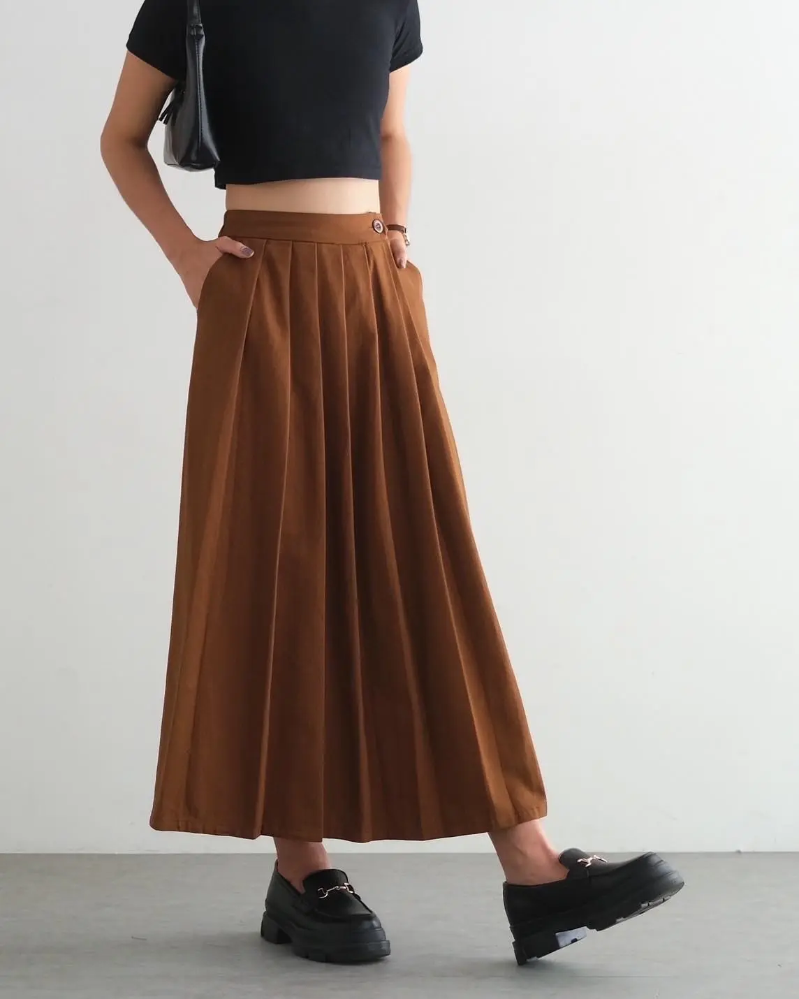 Briva Skirt Kode 28119 Brown
