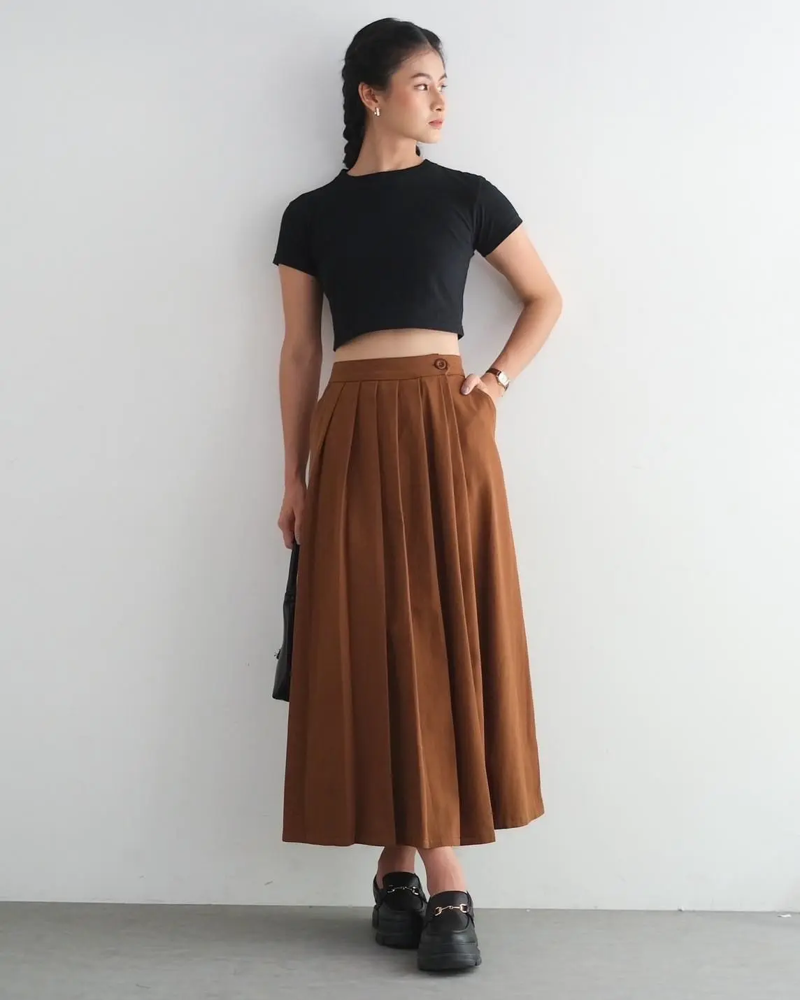 Briva Skirt Kode 28119 Brown - Image 2