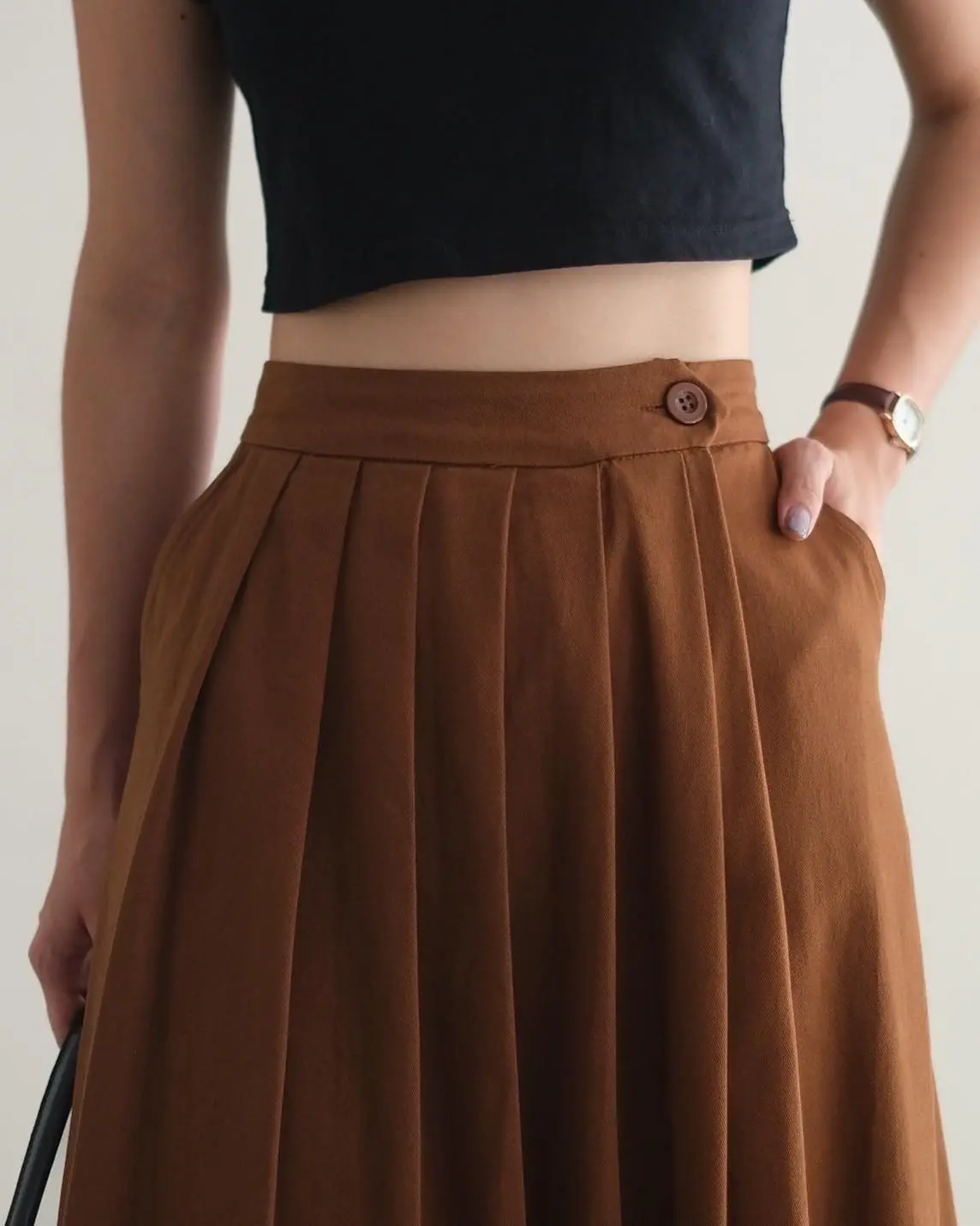 Briva Skirt Kode 28119 Brown - Image 3