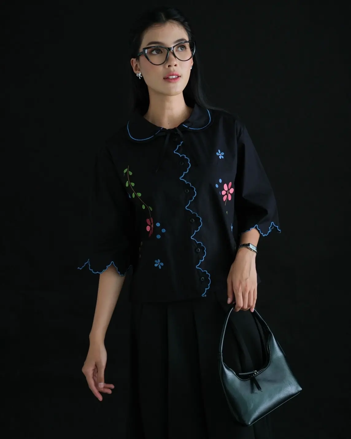 Dellia Shirt Black