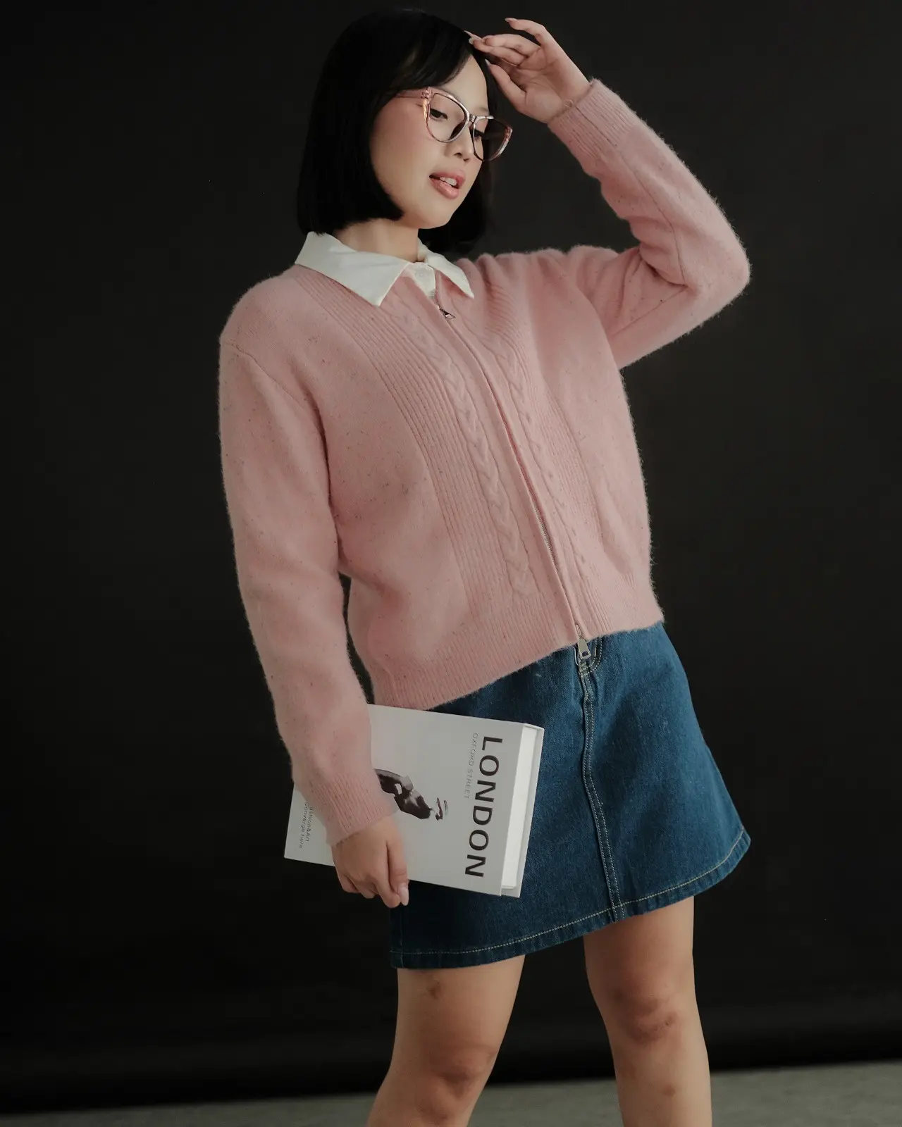 Elif Cardigan Kode 293C Pink - Image 2