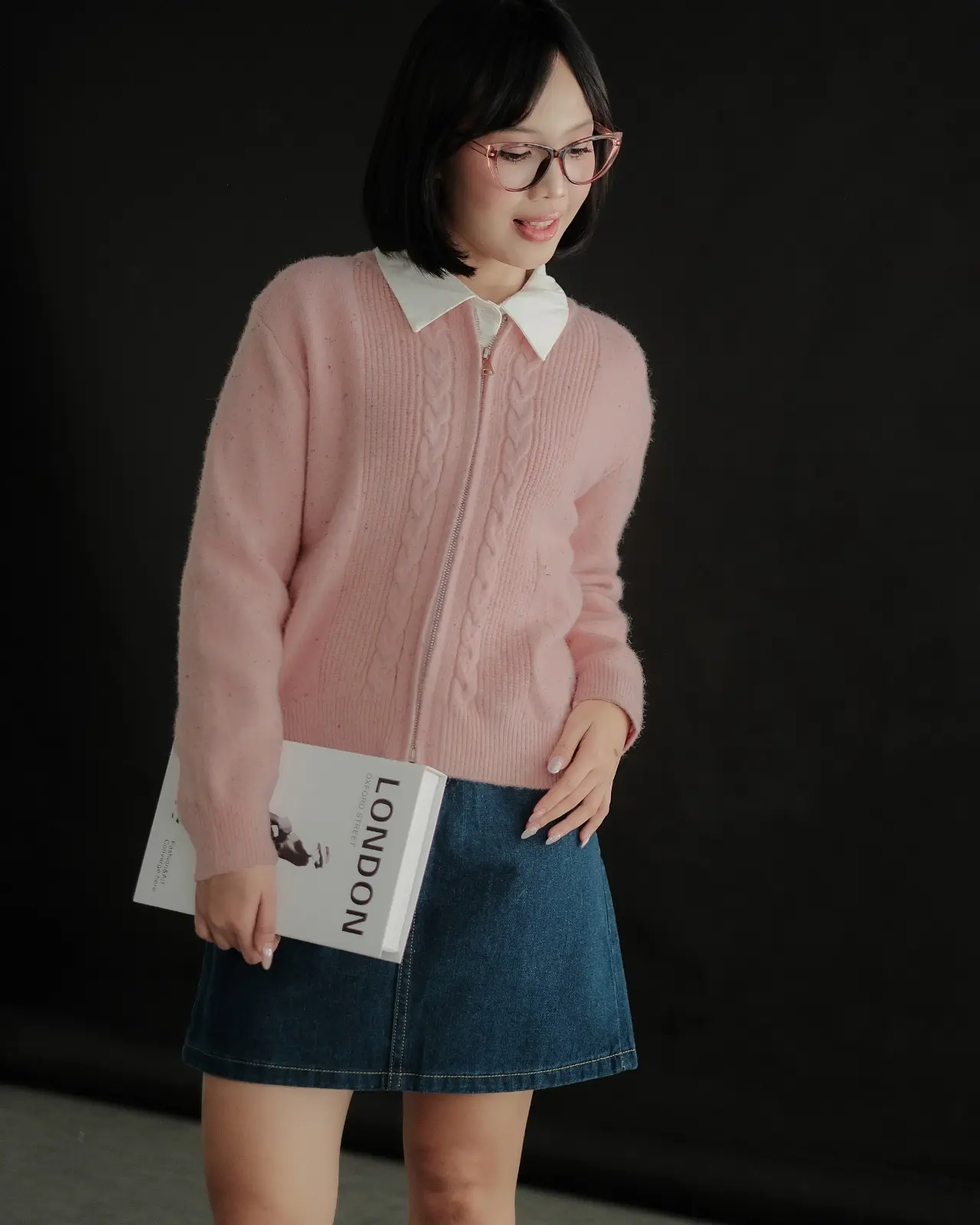 Elif Cardigan Kode 293C Pink - Image 3