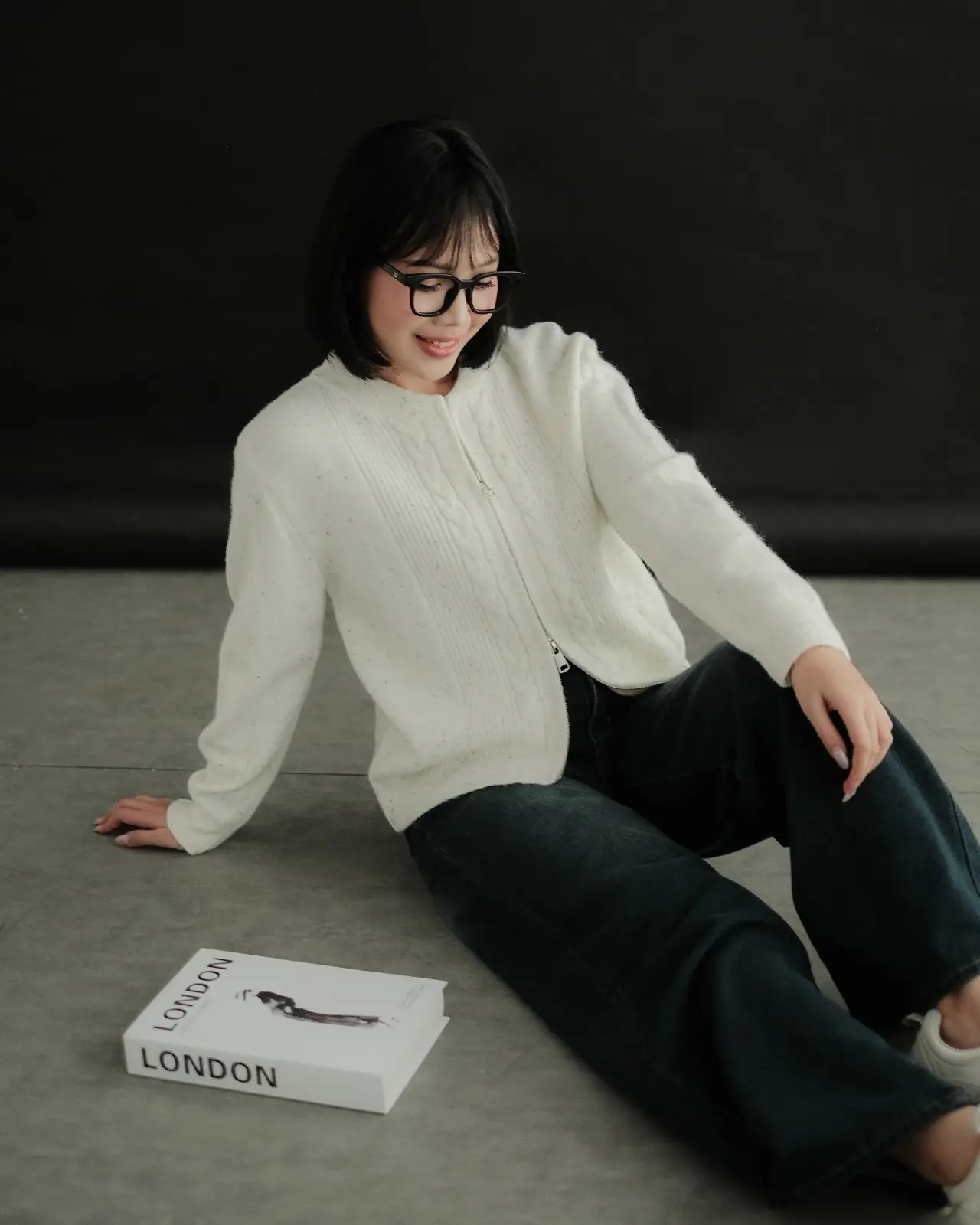 Elif Cardigan Kode 293C Broken White - Image 2