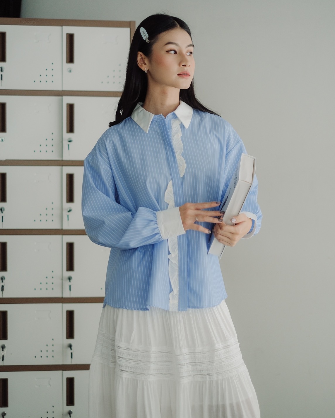 Evanya Shirt Kode 1390 Blue - Image 2