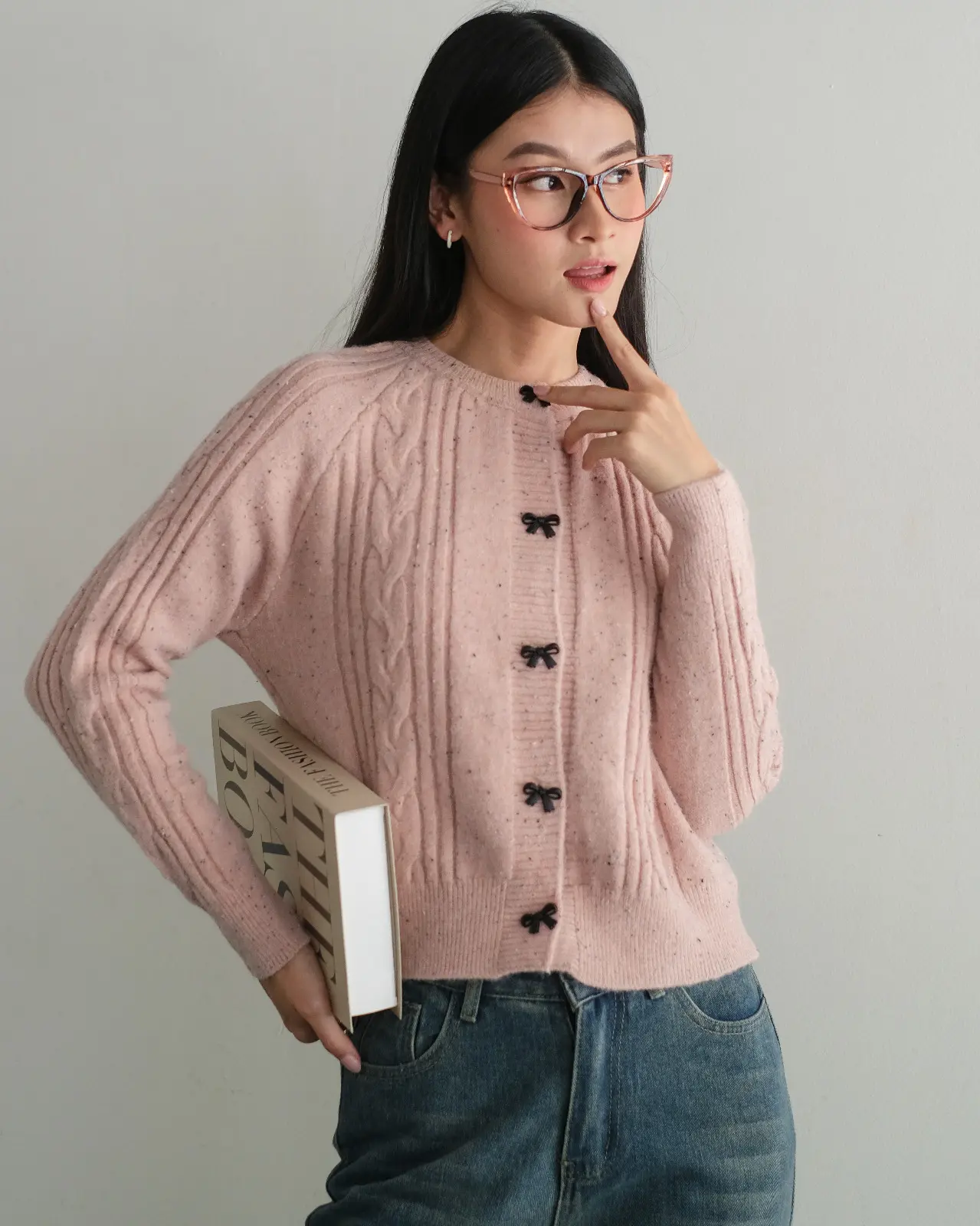 Frisca Cardigan Kode 240C Pink - Image 3