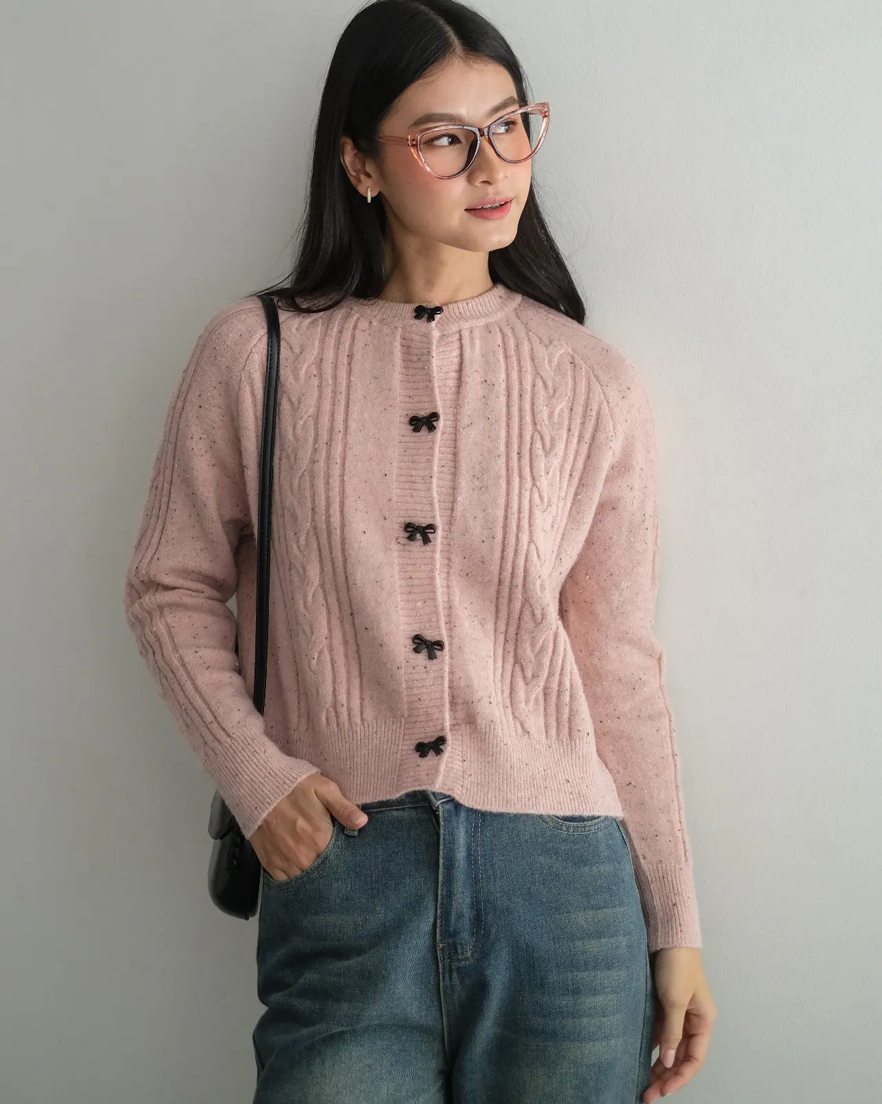 Frisca Cardigan Kode 240C Pink