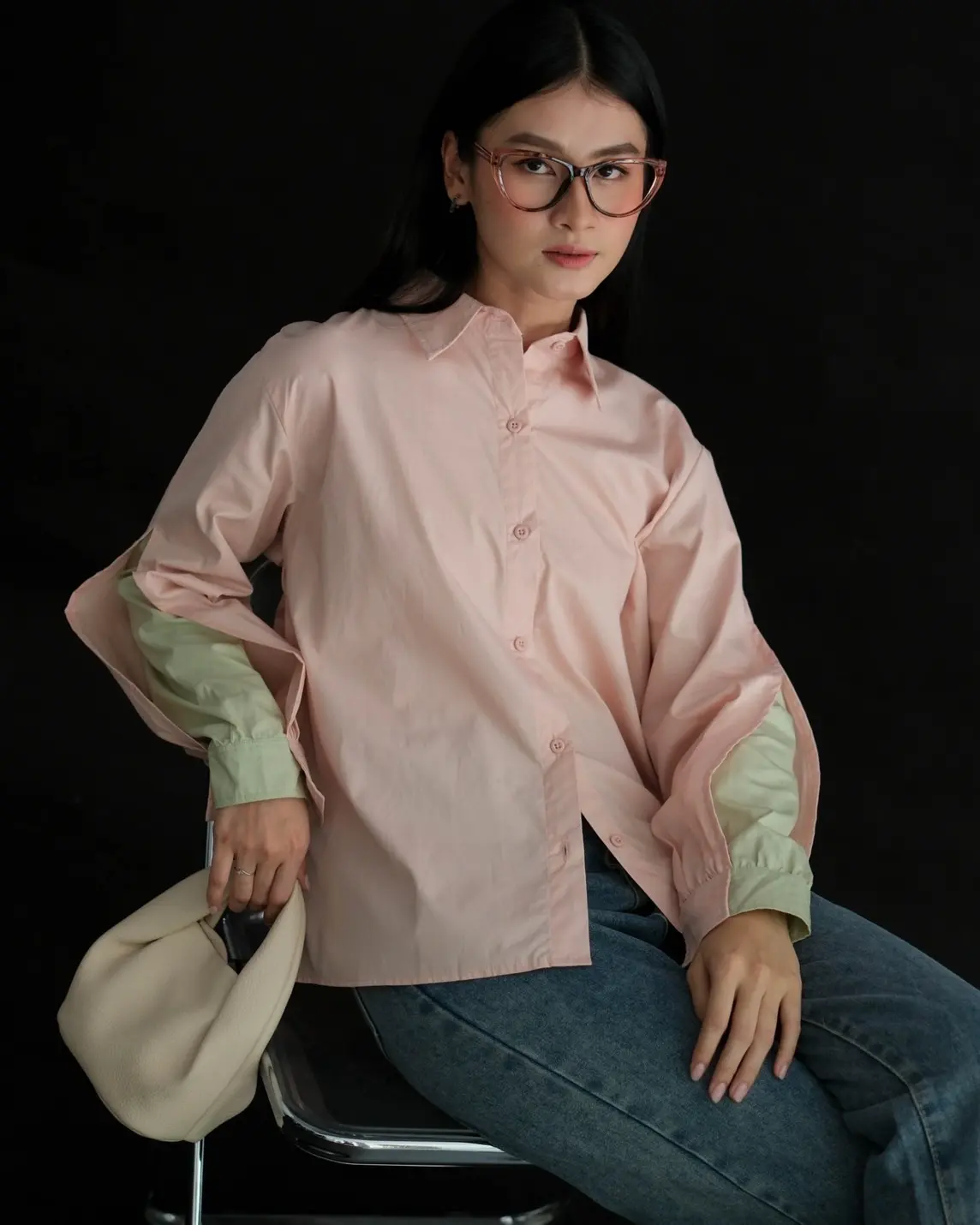 Galgana Shirt Peach - Image 2