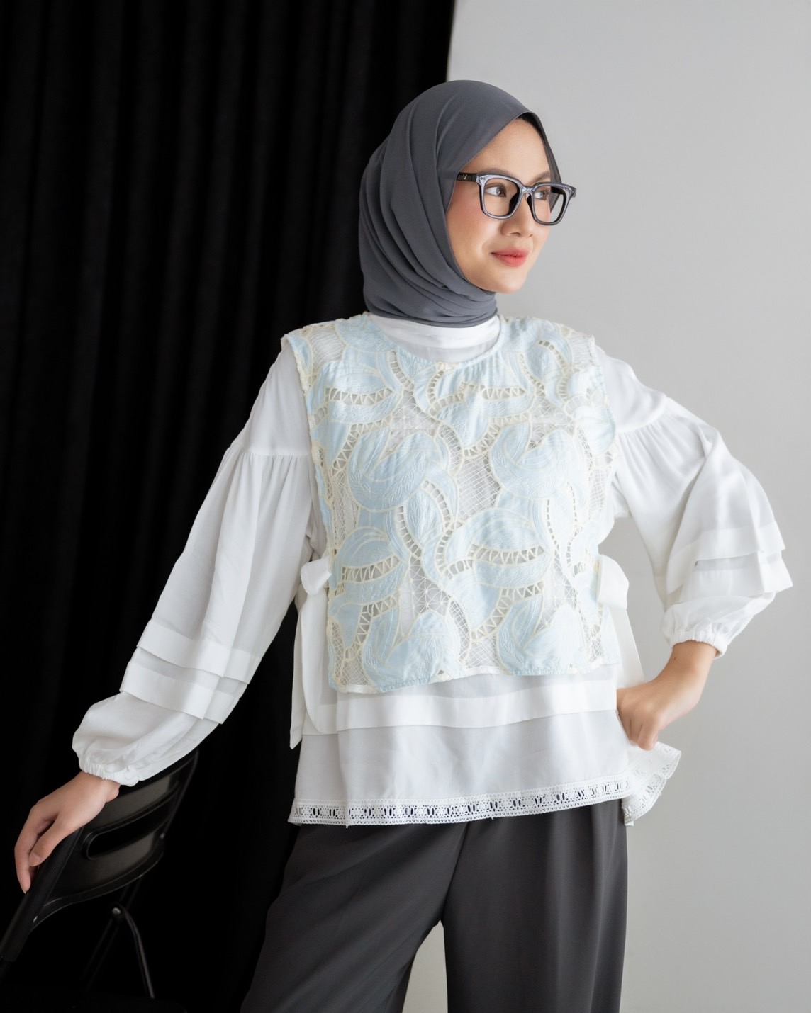 Javeda Set Kode 60073 Blue - Image 2