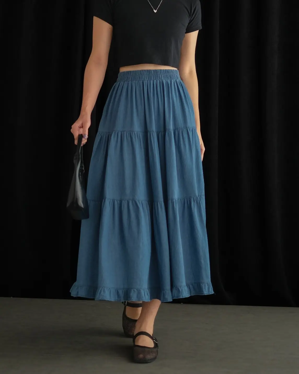 Noima Denim Skirt Medium Blue