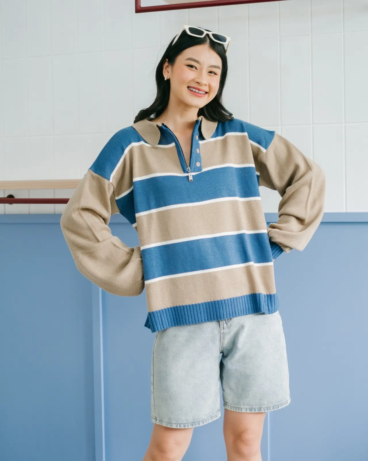 Nuria Sweater Khaki - Image 3