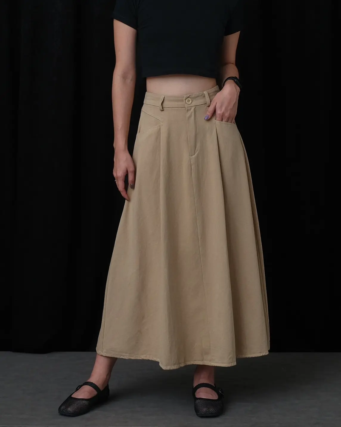 Qeyra Skirt Kode 23736 Cream - Image 2