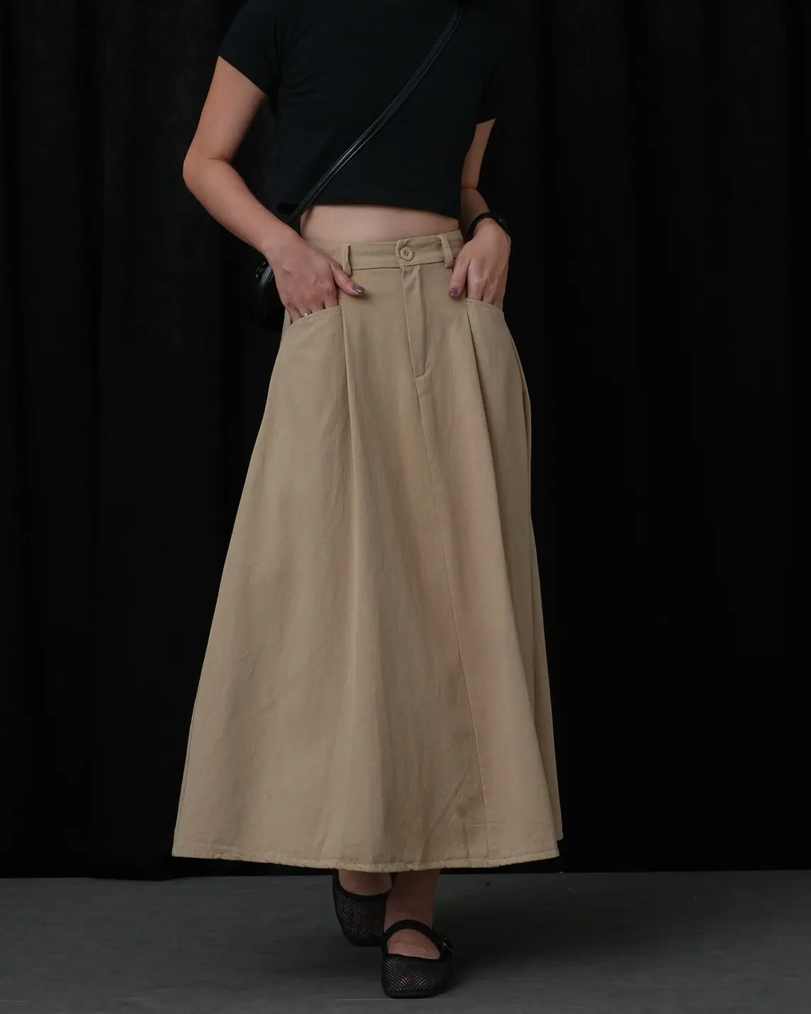 Qeyra Skirt Kode 23736 Cream
