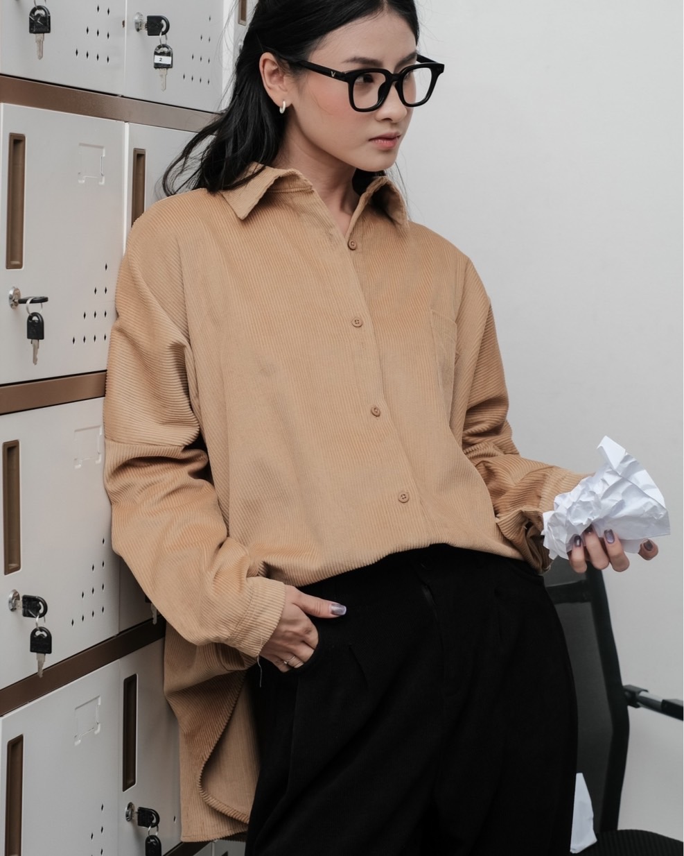 Raquel Corduroy Shirt Milo - Image 3