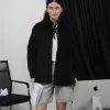 Raquel Corduroy Shirt Black - Image 2
