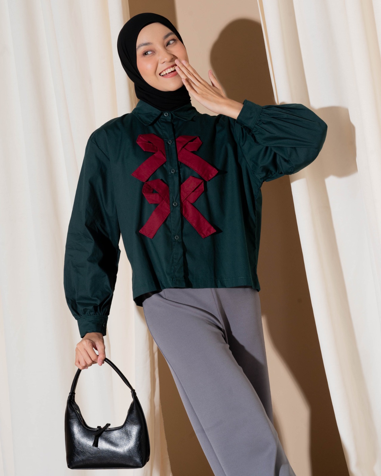 Soljin Shirt Glass Green - Image 2