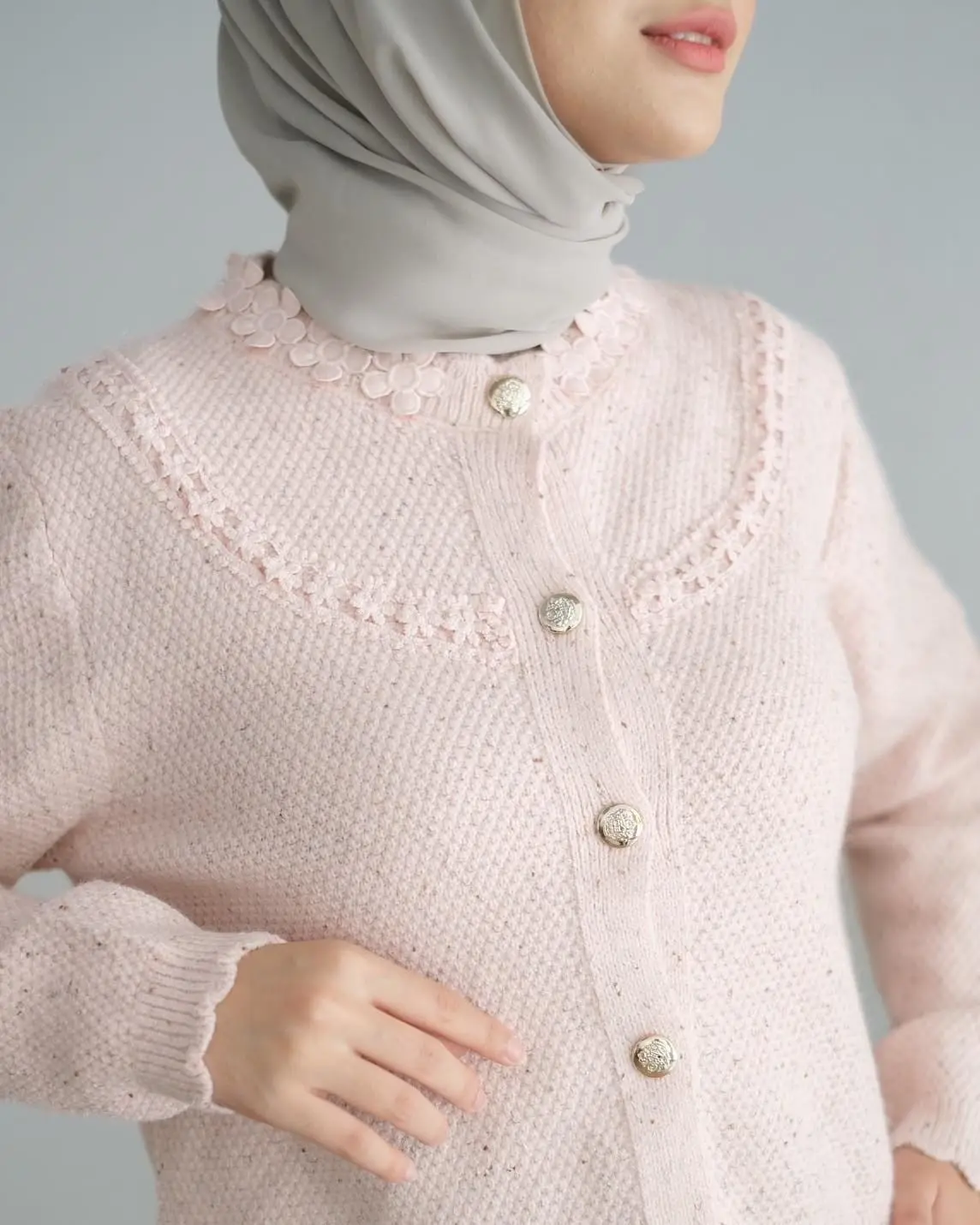 Verney Cardigan Kode 241C Pink - Image 2