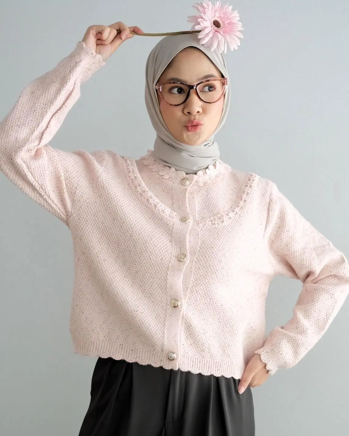 Verney Cardigan Kode 241C Pink