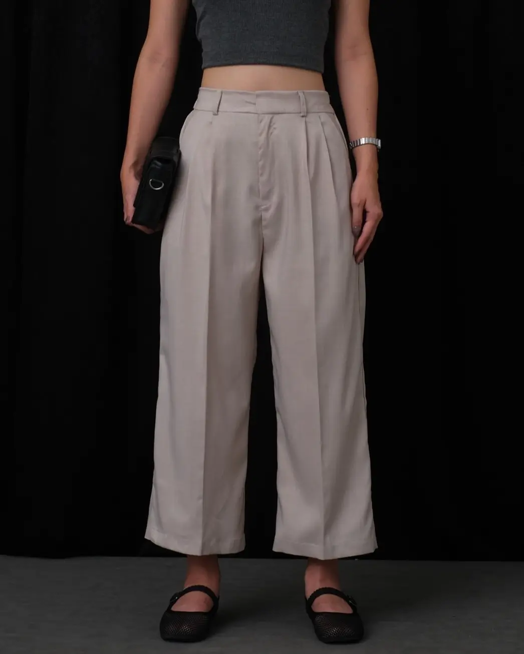 Yelvita Pants Kode M043-1 Light Grey - Image 2