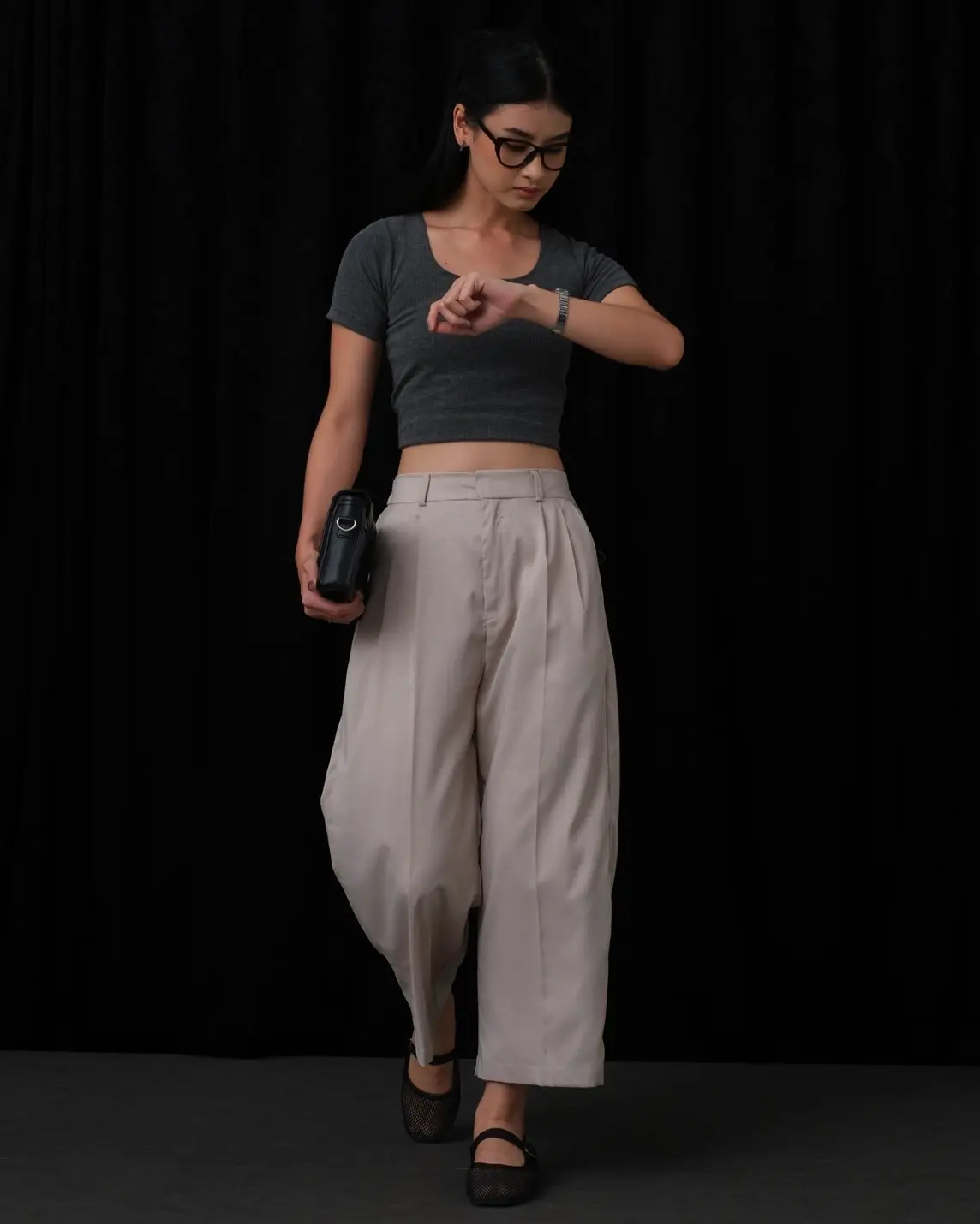 Yelvita Pants Kode M043-1 Light Grey