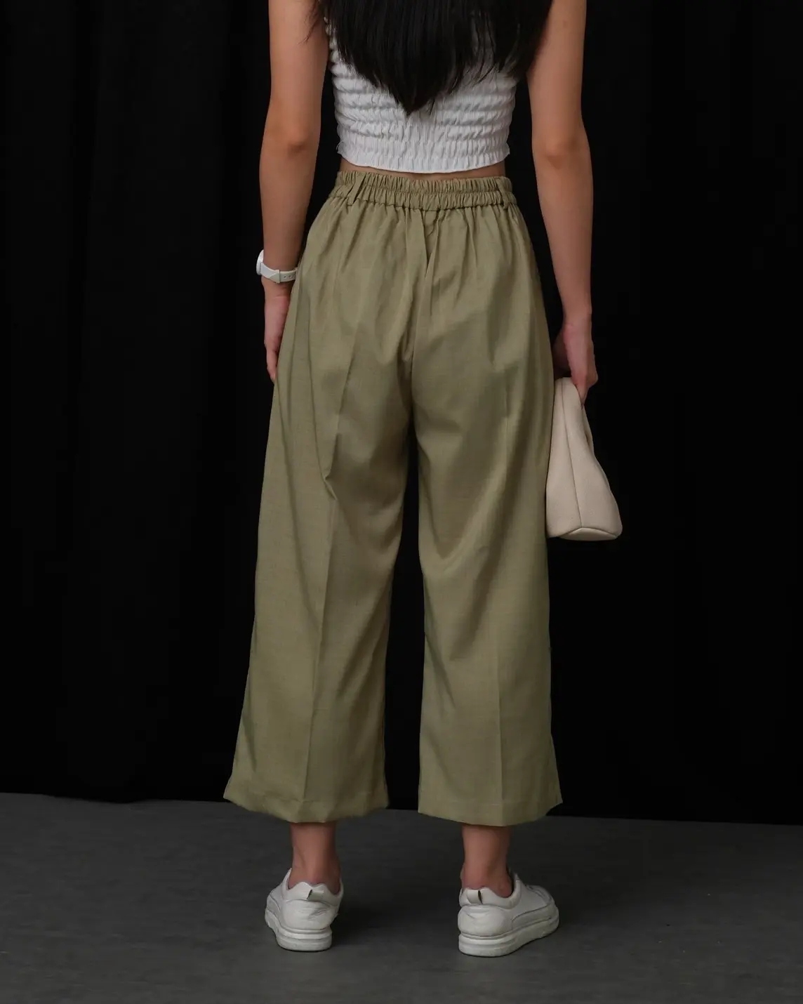 Yelvita Pants Kode M043-1 Sage Green - Image 3
