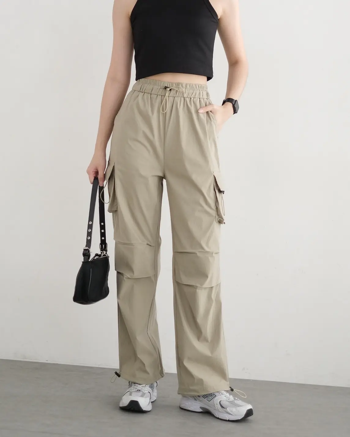 Yeva Cargo Pants Kode 144A Khaki