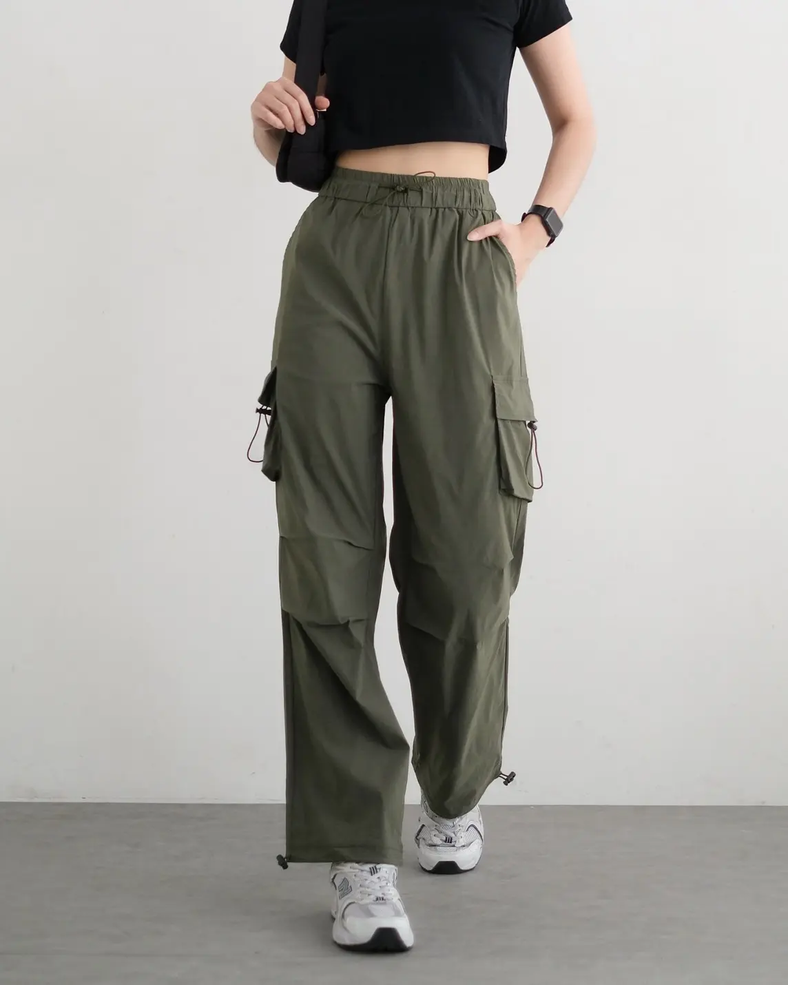 Yeva Cargo Pants Kode 144A Army - Image 2