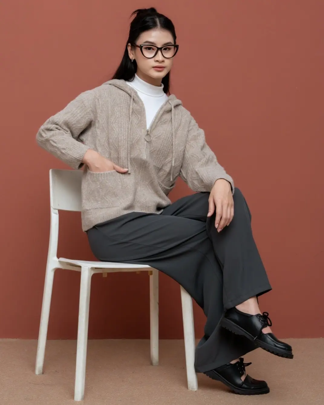 Felina Jacket Kode 282C/9807 Khaki - Image 2