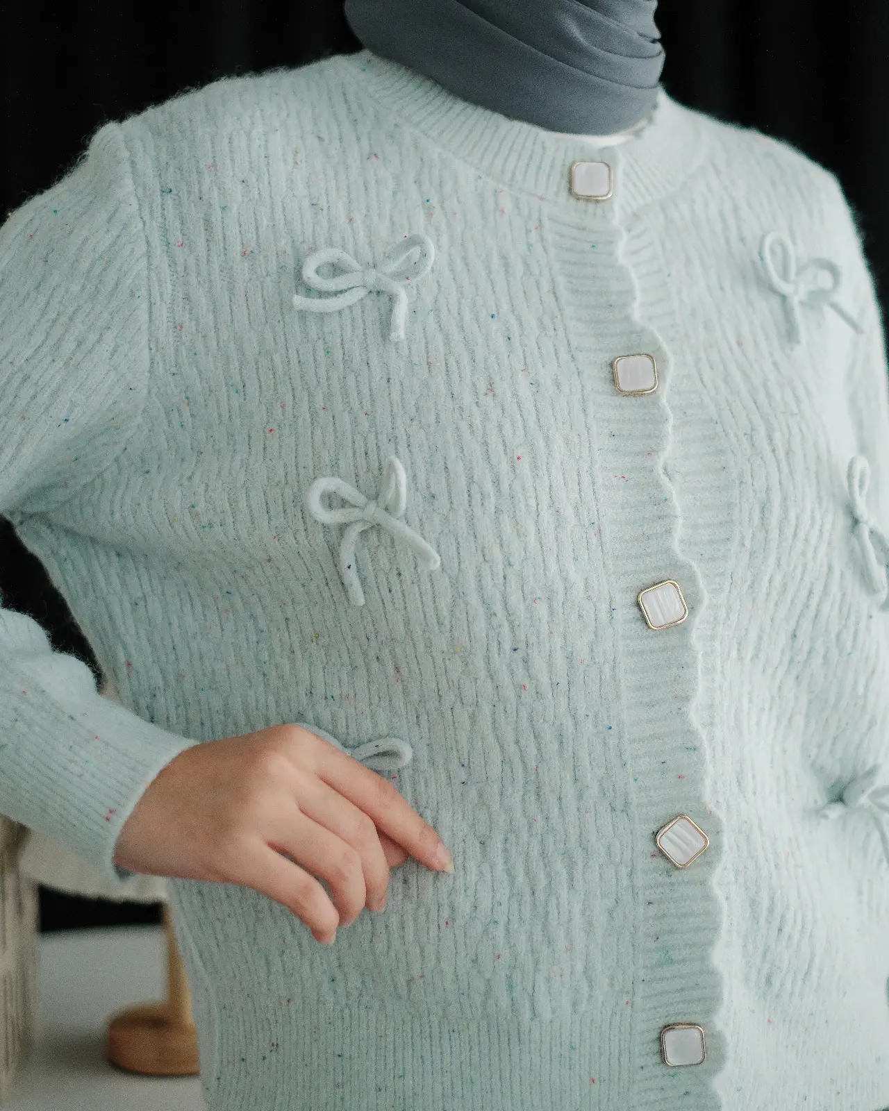 Cyra Cardigan Kode 270C Mint - Image 3