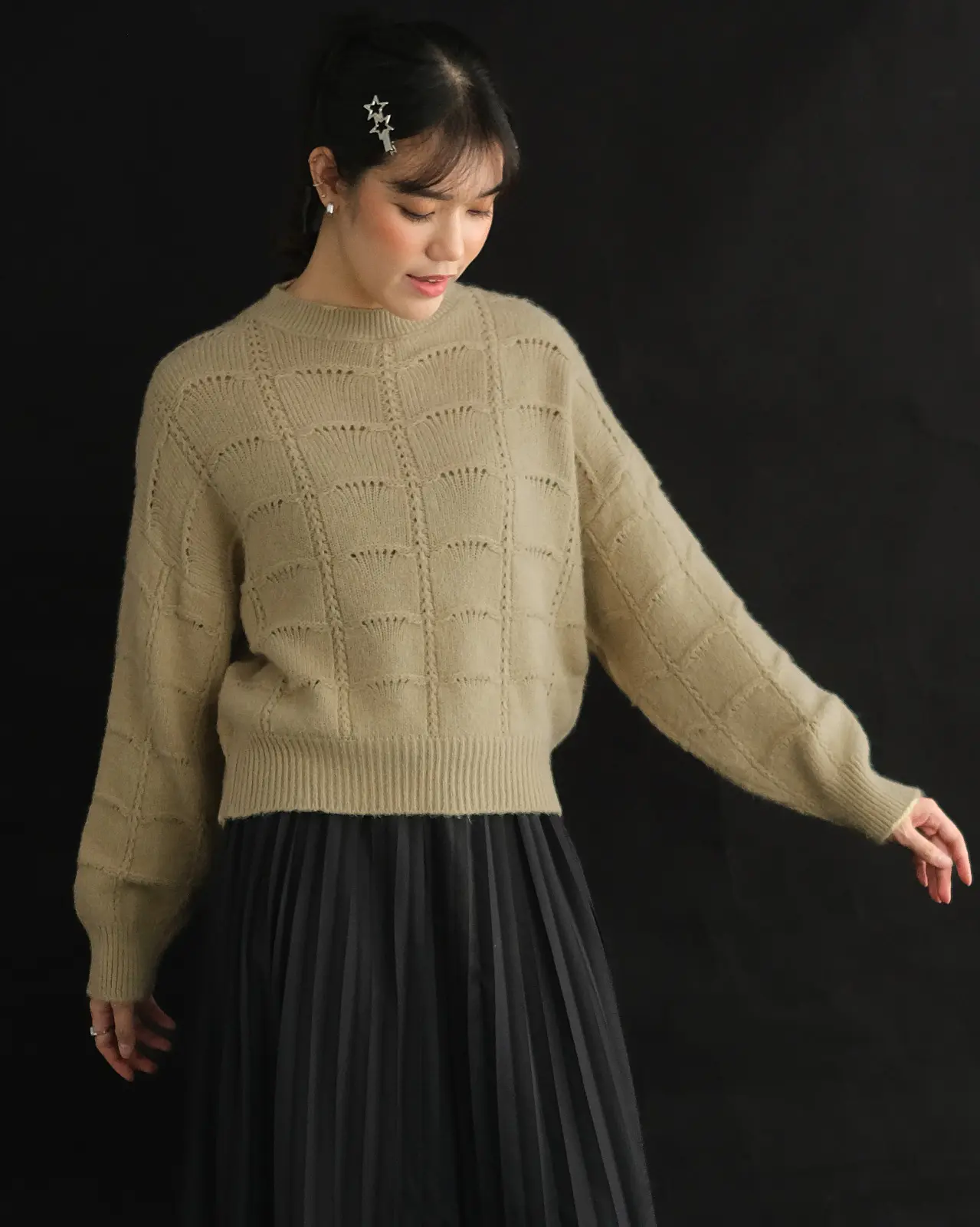 Evaline Longsleeve Kode 265C Cream