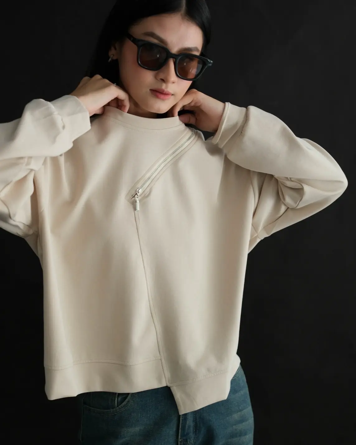 Faihada Longsleeve Kode 286C Cream