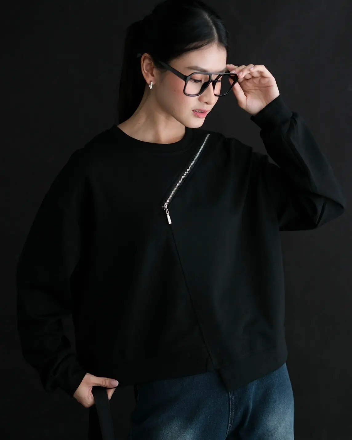 Faihada Longsleeve Kode 286C Black