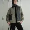 Juno Jacket Sage Green-Green Denim