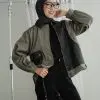 Juno Jacket Sage Green-Green Denim - Image 2