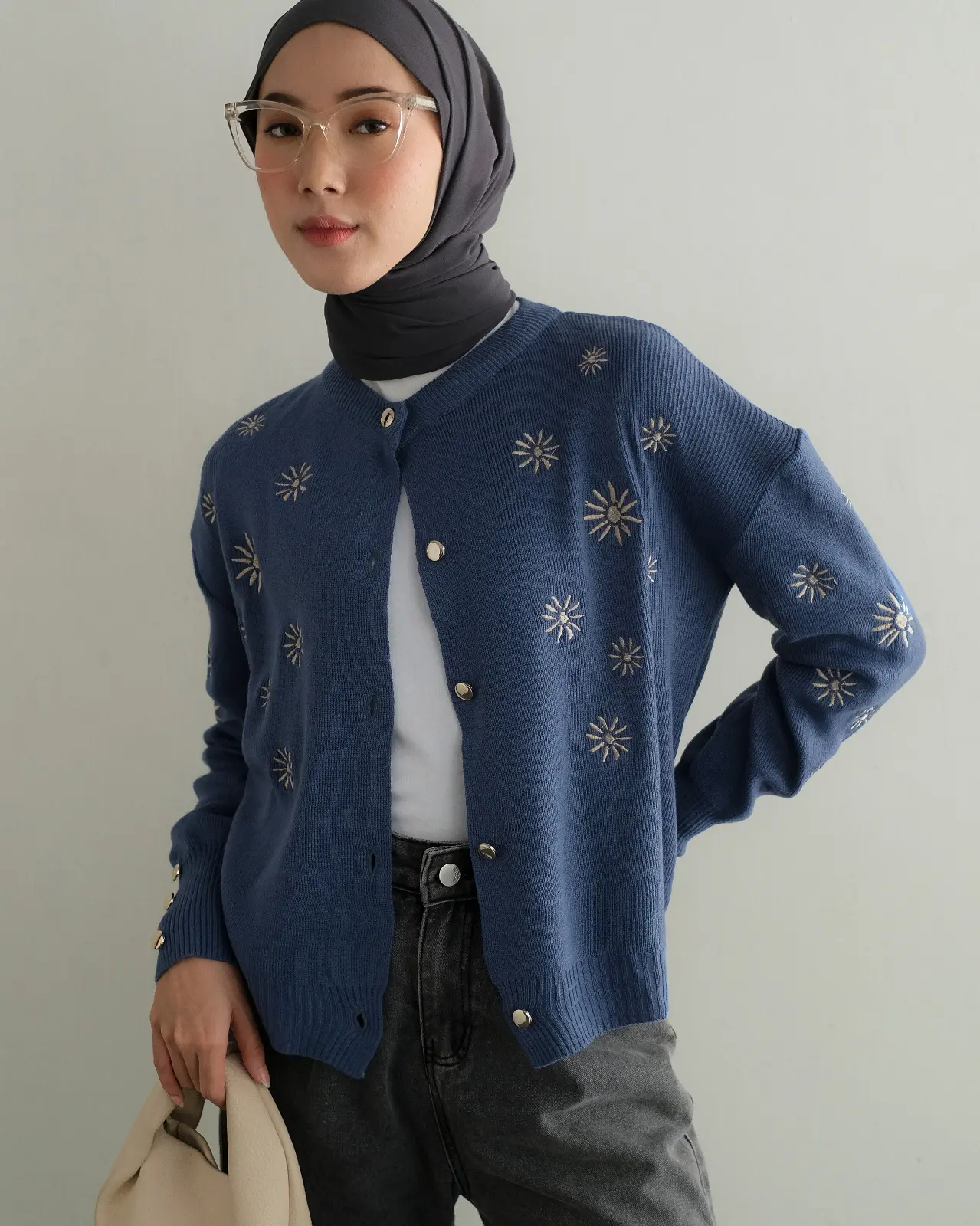 Lacia Cardi Blue Denim - Image 2