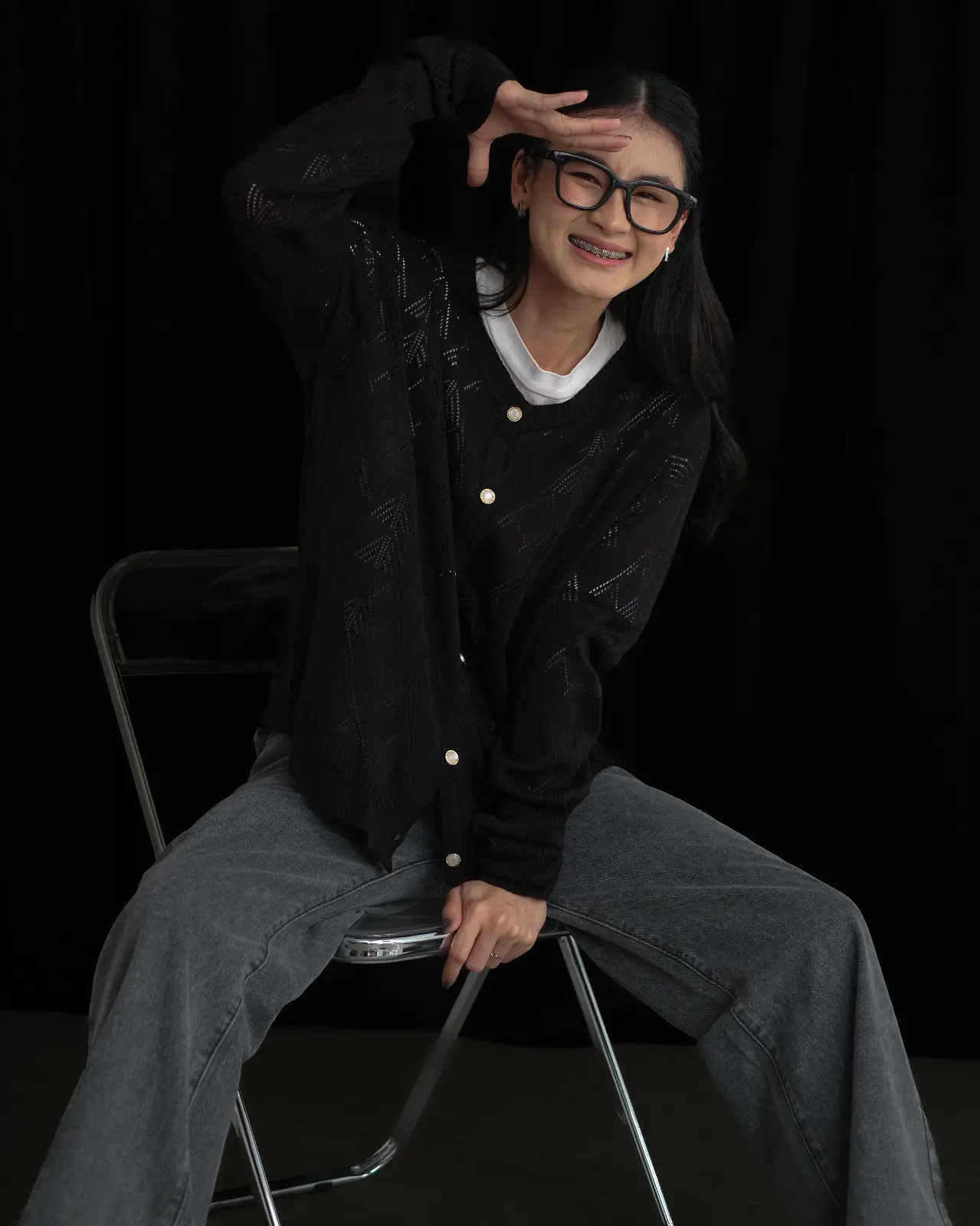 Leyvria Cardigan Black - Image 2