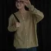 Leyvria Cardigan Khaki - Image 2