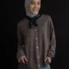 Leyvria Cardigan Choco