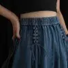 Roxy Denim Skirt Kode 294C/916 Dark Blue - Image 3