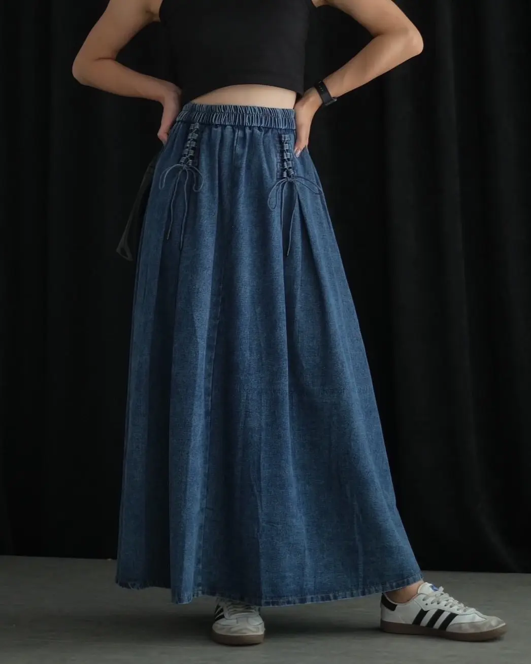Roxy Denim Skirt Kode 294C/916 Dark Blue - Image 2