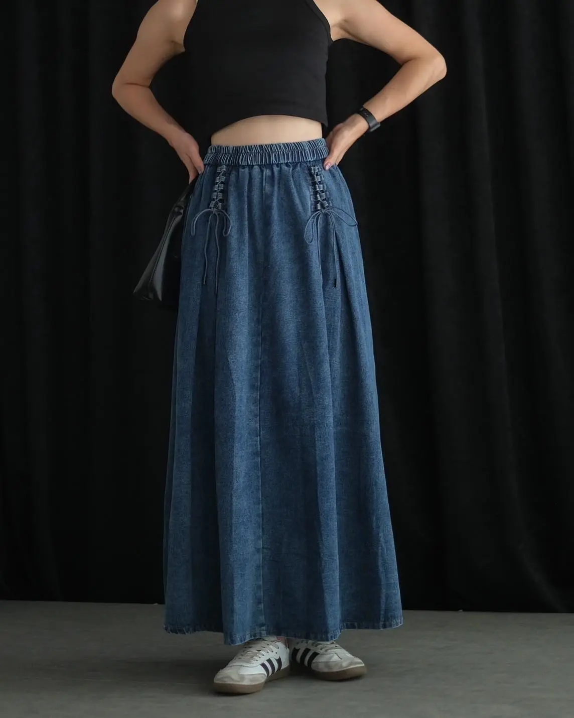Roxy Denim Skirt Kode 294C/916 Dark Blue