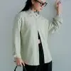 Ushna Shirt Kode 290C/3112 Sage - Image 2