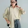 Ushna Shirt Kode 290C/3112 Cream - Image 2